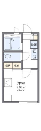 レオパレスリバーエイトの物件間取画像